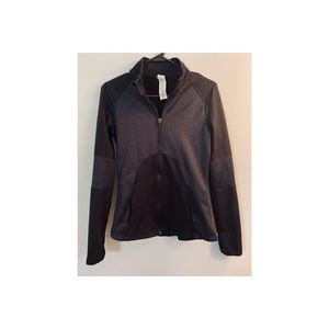 Fabletics Women’s Two-Tone Black Zip Up Athletic Jacket (size XS)